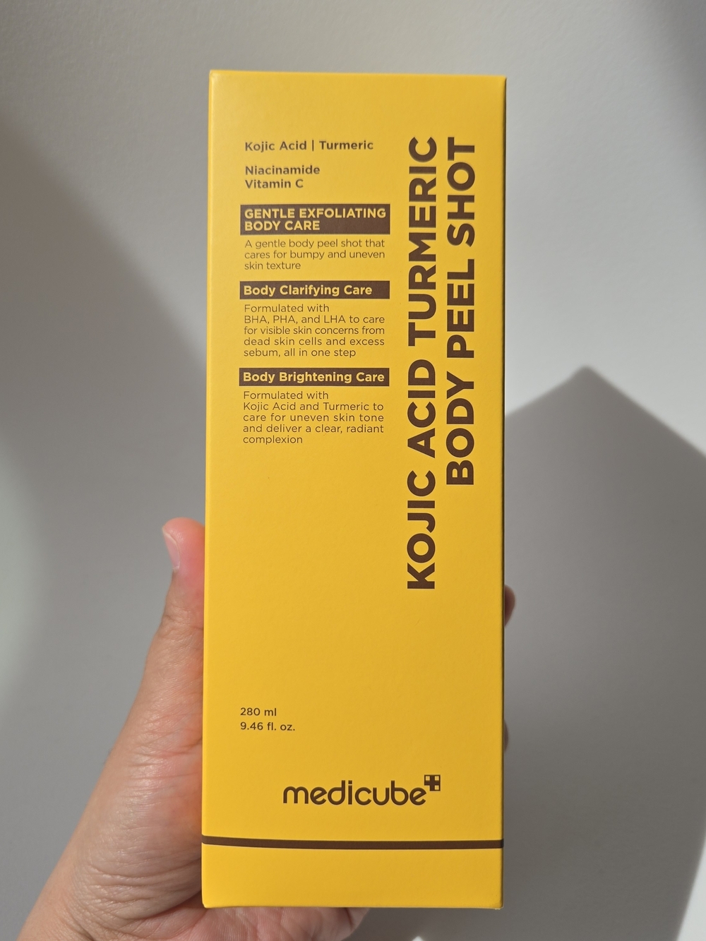 Medicube Kojic Acid Turmeric Body Peel Shot